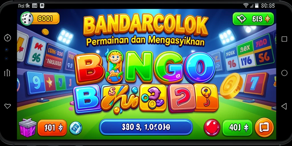 Tampilan gameplay seru di BANDARCOLOK dengan tema Bingo yang menarik.