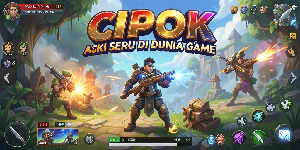 Gambaran aksi seru dalam gameplay CIPOK yang menegangkan.