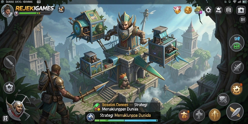 Tampilan gameplay mendebarkan di REJEKIGAMES yang penuh strategi.