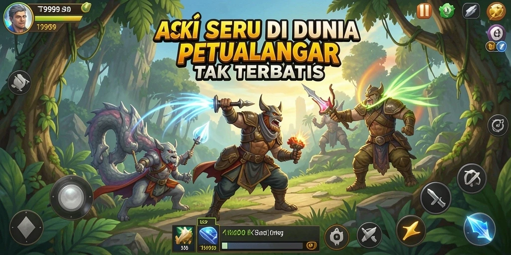 Tangkapan layar T9999 yang menunjukkan pertarungan mendebarkan dalam aksi.