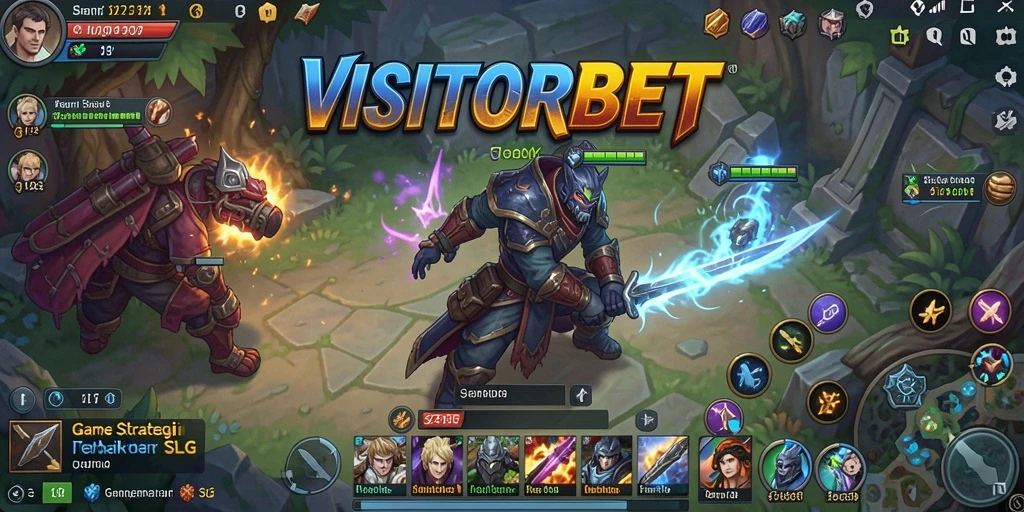 Tampilan gameplay menarik dari VISITORBET saat bertarung.